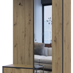 Dora entrance hall 113.5x40x192 Artisan oak